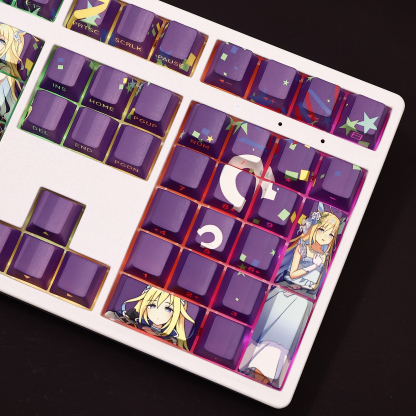 賽馬娘新宇宙透光RGB108鍵標準配列衛星軸鍵帽-ZUIHANG SHOP