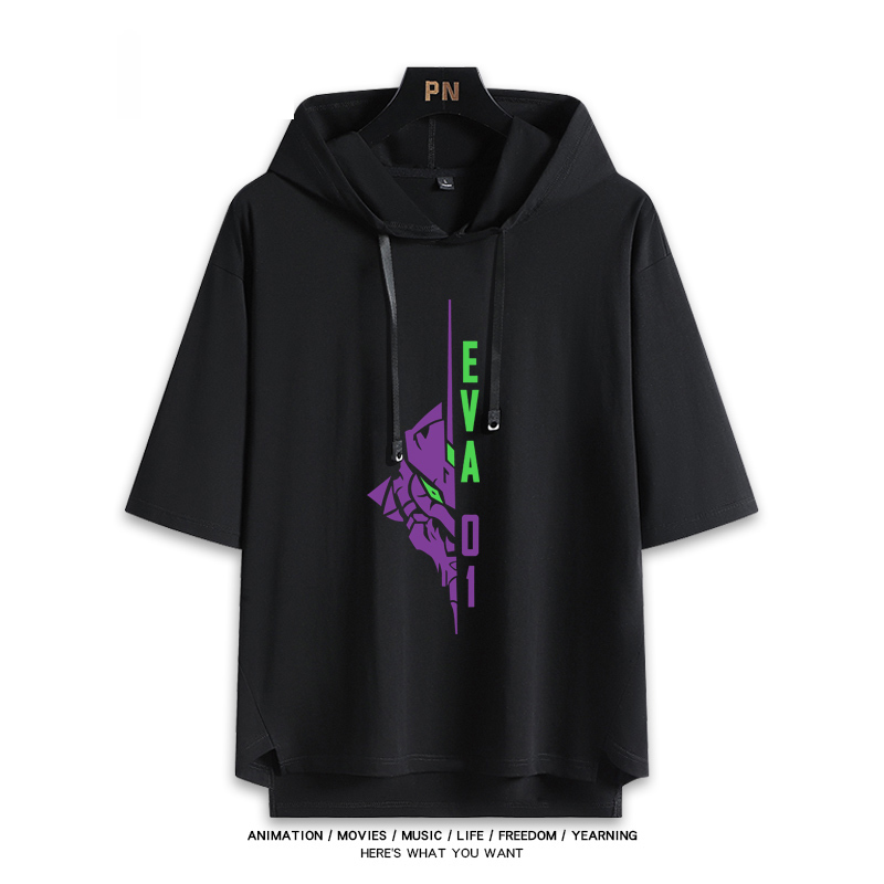 EVA福音戰士 連帽短袖T恤-ZUIHANG SHOP