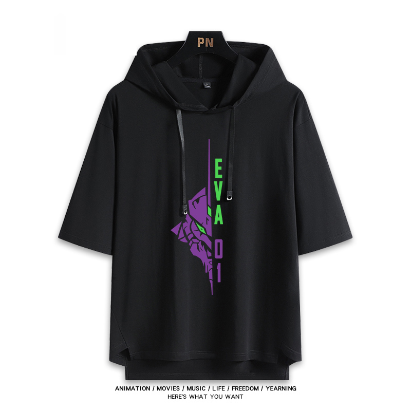EVA福音戰士 連帽短袖T恤-ZUIHANG SHOP