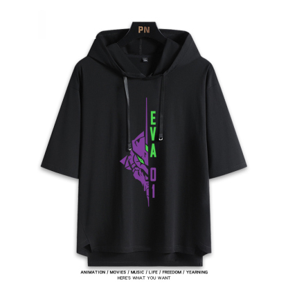 EVA福音戰士 連帽短袖T恤-ZUIHANG SHOP