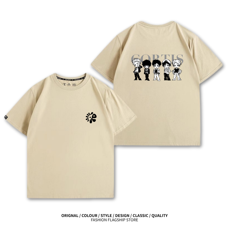CORTIS 2025新款 親子情侶男女印花短袖T恤