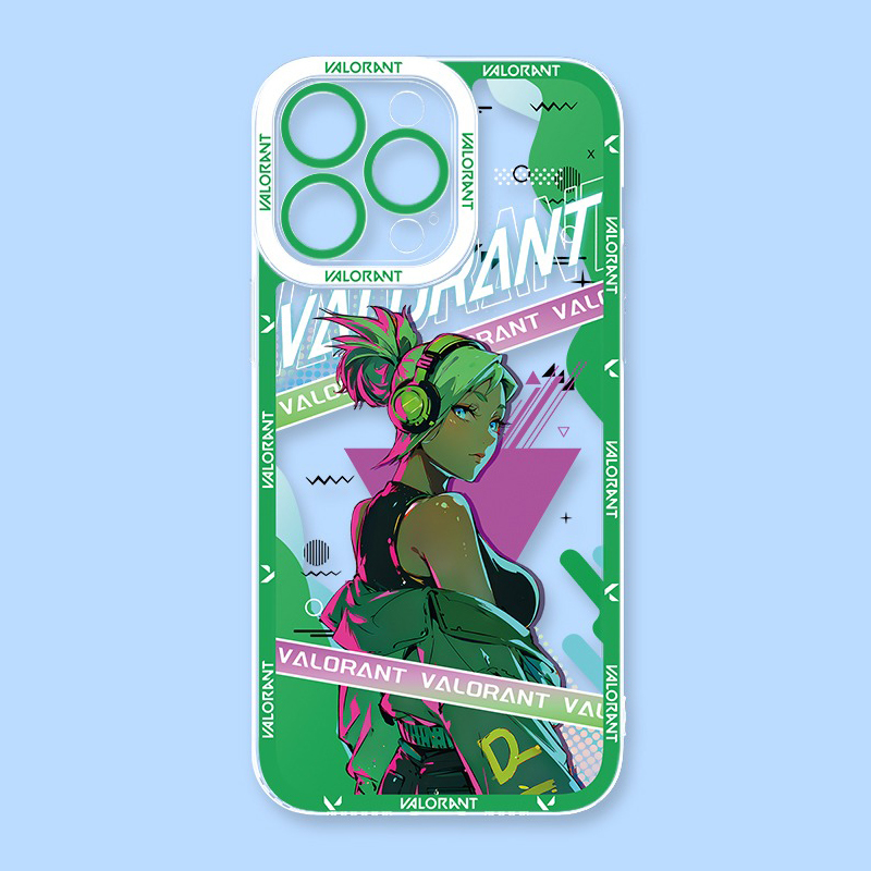 瓦羅蘭特蘋果16promax手機殼iphone14適用12無畏契約13mini潮x遊戲xr新款15pro周邊11透明全包8p保護套7plus
