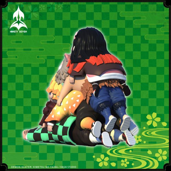 【預購】NINETY SEVEN玖柒 鬼滅之刃疊疊樂雕像-ZUIHANG SHOP