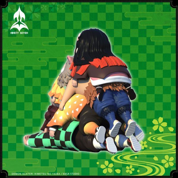 【預購】NINETY SEVEN玖柒 鬼滅之刃疊疊樂雕像-ZUIHANG SHOP