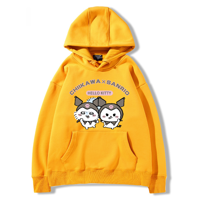 chiikawa吉伊卡哇聯名三麗歐新款 親子情侶男女款連帽衛衣-ZUIHANG SHOP