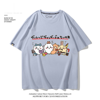 Chiikawa 2025親子情侶男女同款 印花短袖T恤-ZUIHANG SHOP