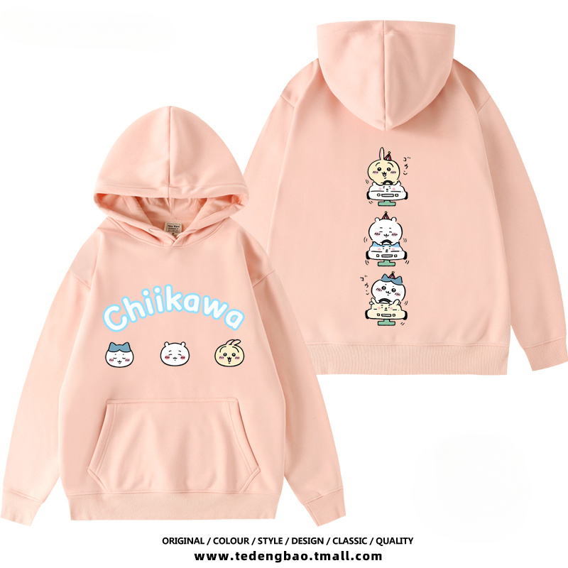 Chiikawa新款 親子情侶男女款連帽衛衣-ZUIHANG SHOP