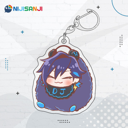 Luxiem彩虹社全員同人週邊 NIJISANJI EN 雙面夾層鑰匙扣掛件吧唧