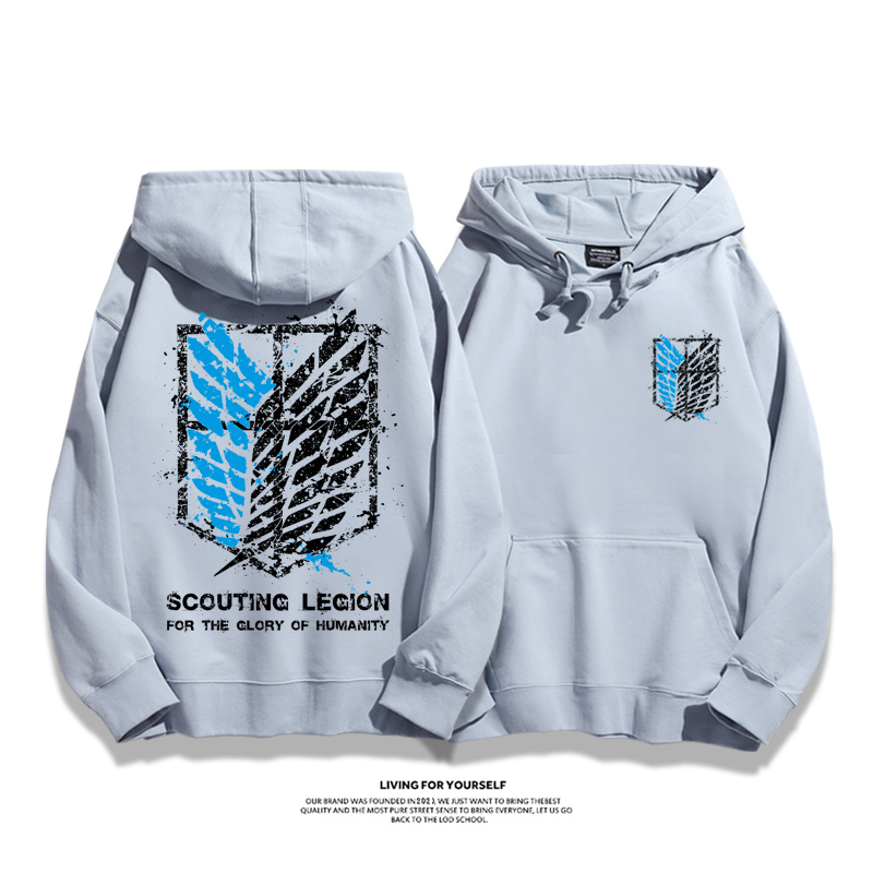 進擊的巨人 2025秋冬新款 親子情侶男女連帽衛衣-ZUIHANG SHOP