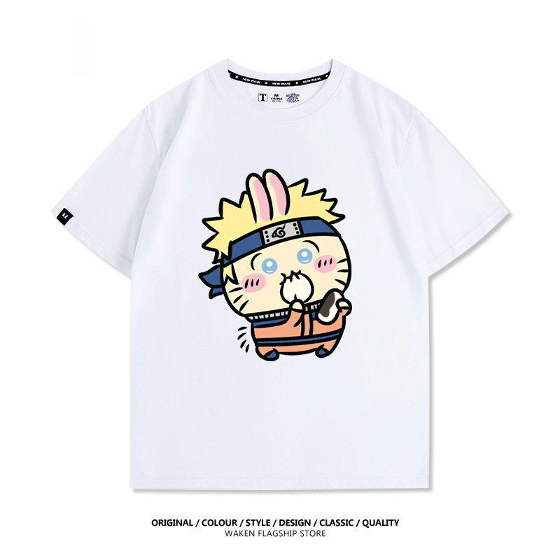 Chiikawa 2025親子情侶男女同款 印花短袖T恤