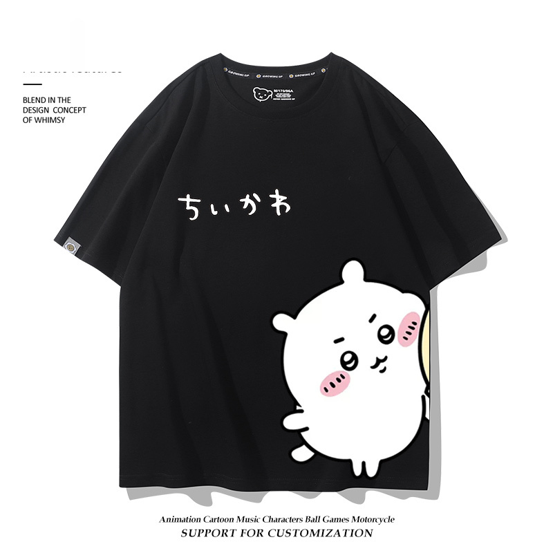 Chiikawa 2025親子情侶男女同款 印花短袖T恤-ZUIHANG SHOP