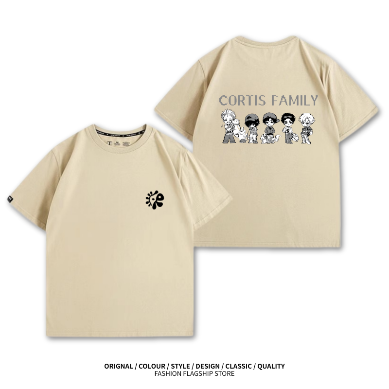 CORTIS 2025新款 親子情侶男女印花短袖T恤