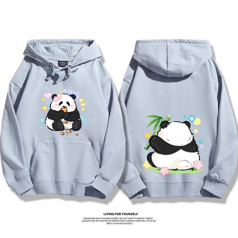 花花果賴熊貓新款 親子情侶男女款連帽衛衣-ZUIHANG SHOP