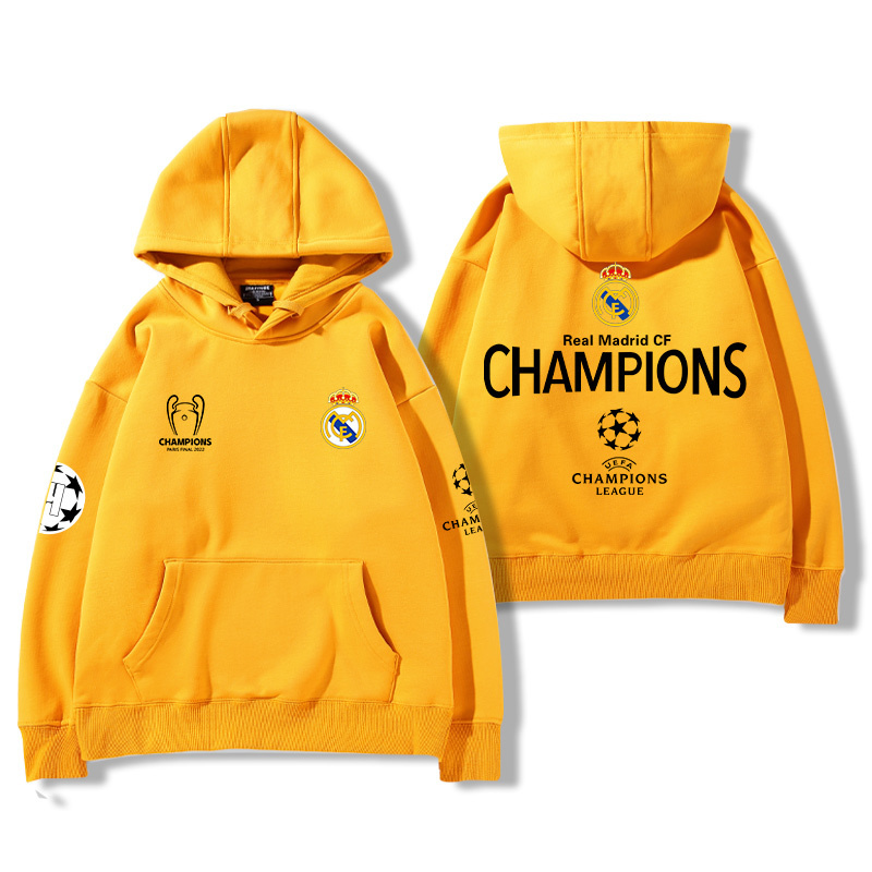 皇馬足球隊新款 親子情侶男女款連帽衛衣-ZUIHANG SHOP