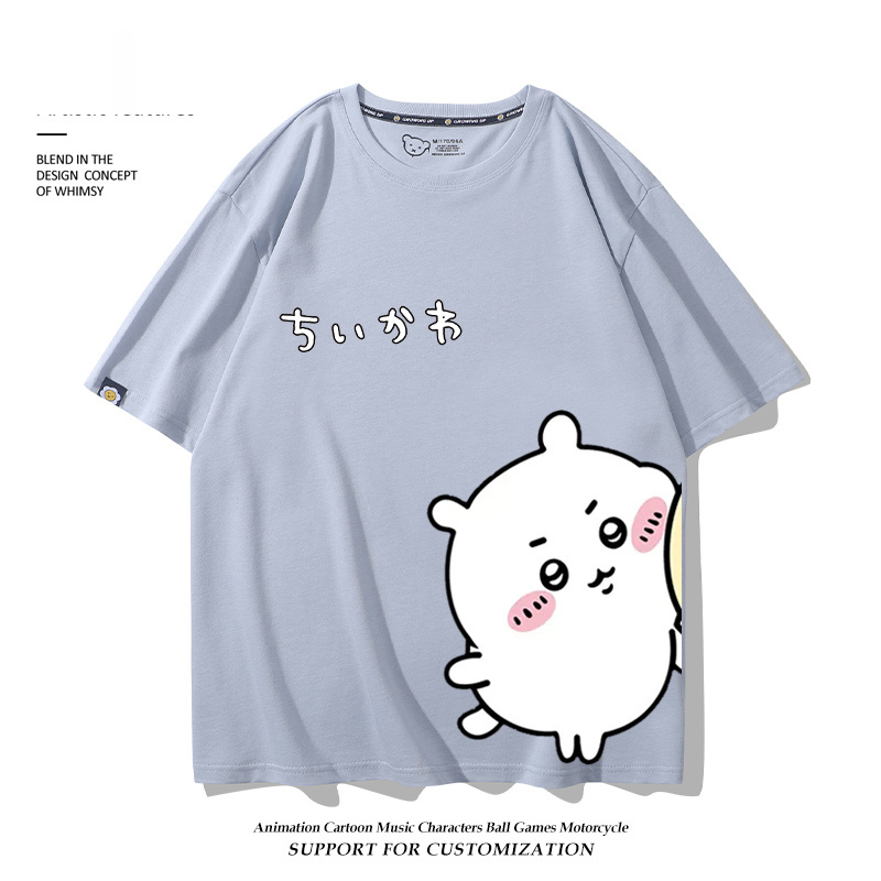 Chiikawa 2025親子情侶男女同款 印花短袖T恤-ZUIHANG SHOP