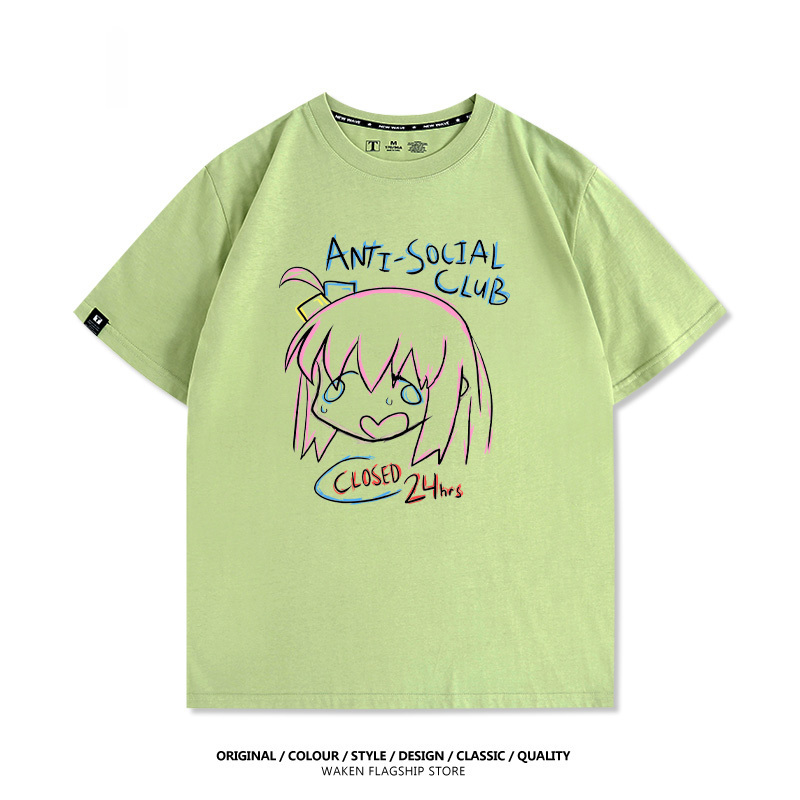 孤獨搖滾 後藤一里 印花短袖T恤-ZUIHANG SHOP