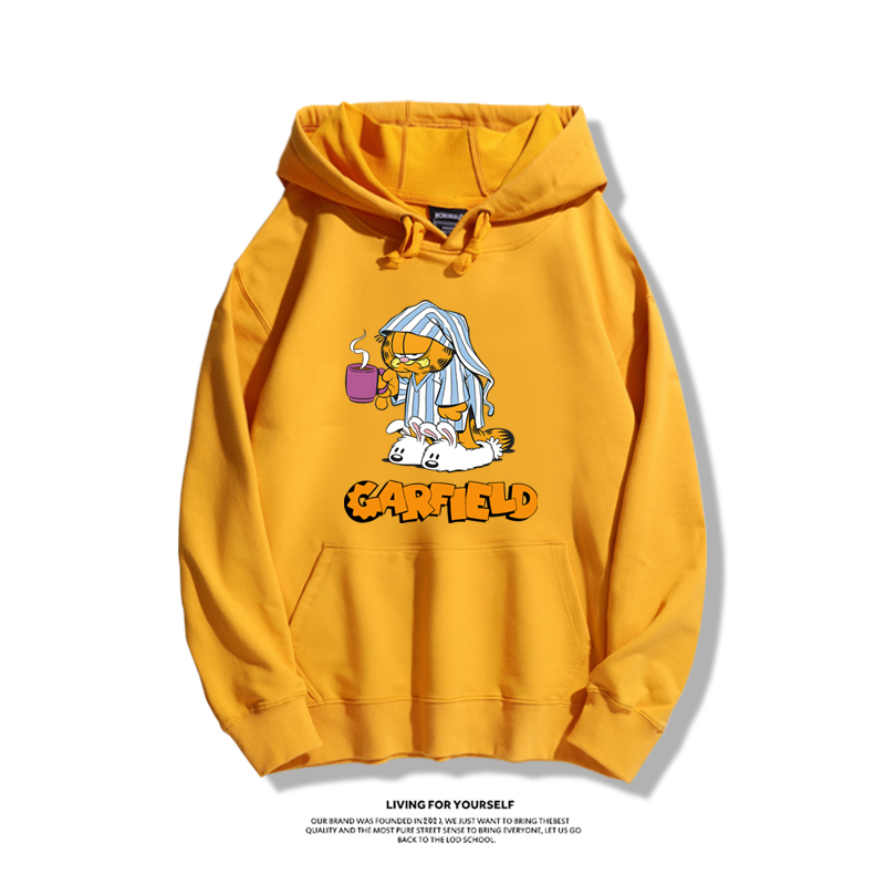 加菲貓新款 親子情侶男女款連帽衛衣-ZUIHANG SHOP