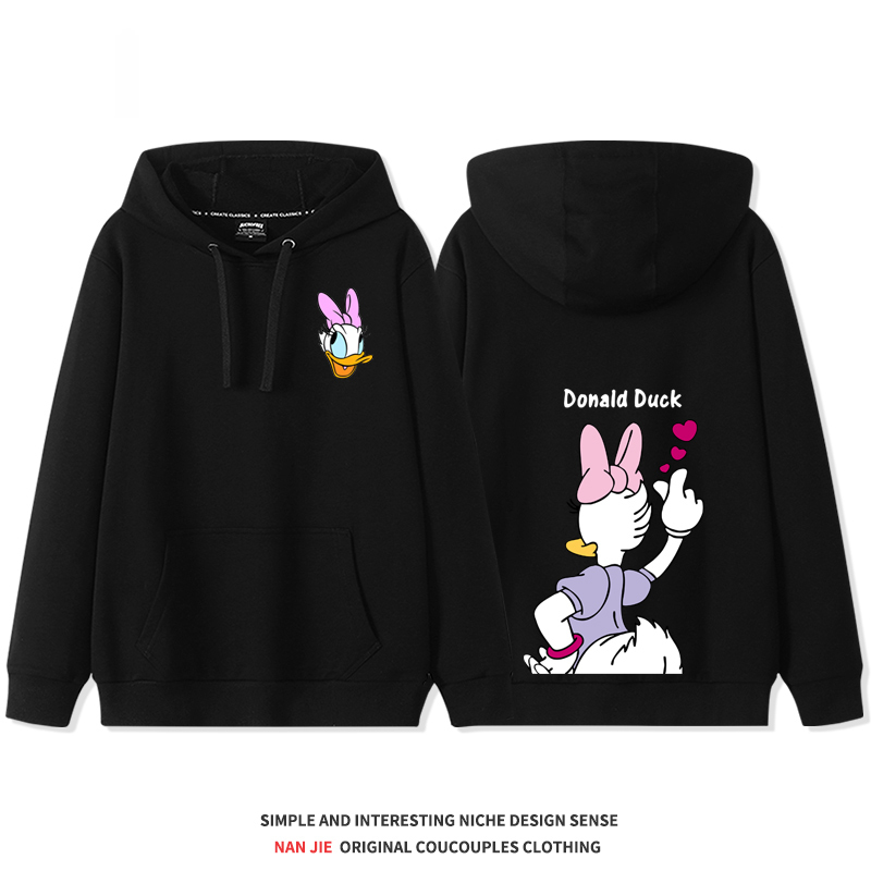 迪士尼 2025秋冬新款 親子情侶裝連帽衛衣