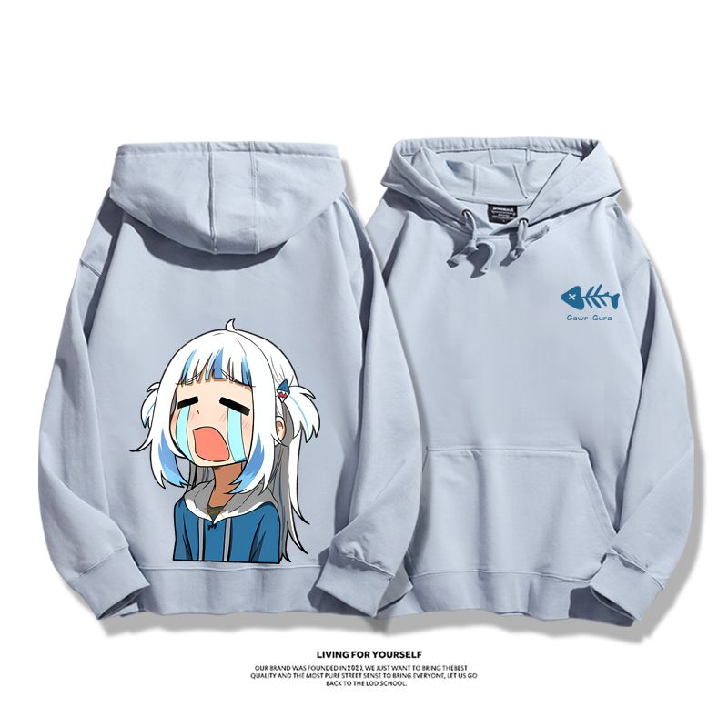 Gawr Gura 2025秋冬新款 親子情侶男女連帽衛衣-ZUIHANG SHOP