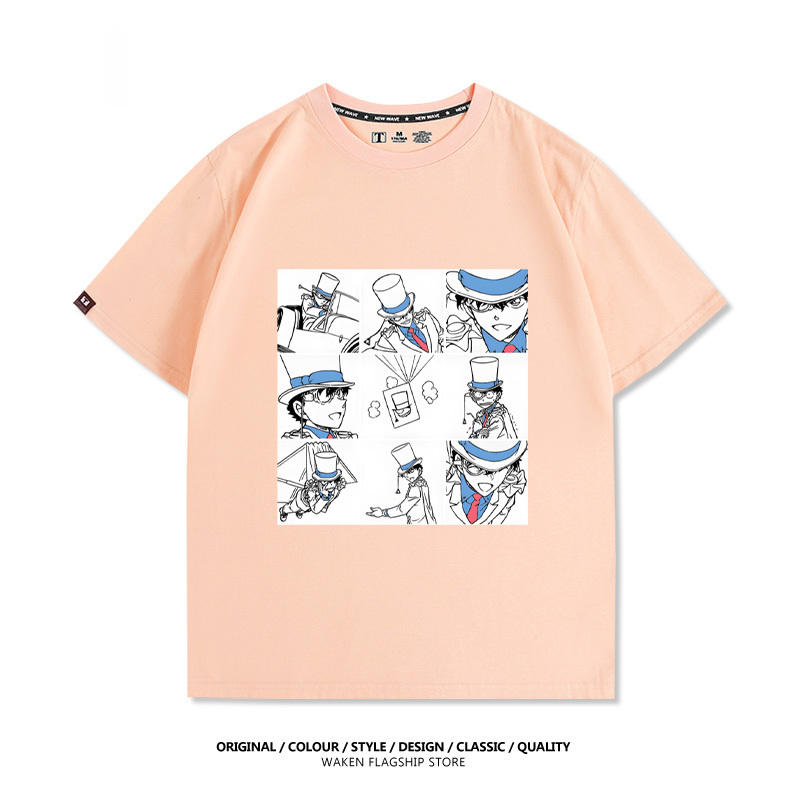 怪盜基德 2025親子情侶男女同款 印花短袖T恤