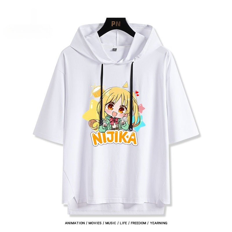 孤獨搖滾新款 親子情侶男女款連帽短袖T恤-ZUIHANG SHOP