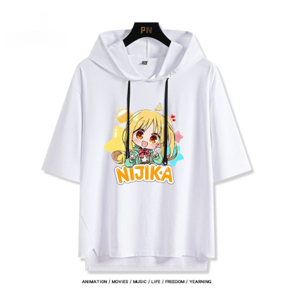 孤獨搖滾新款 親子情侶男女款連帽短袖T恤-ZUIHANG SHOP