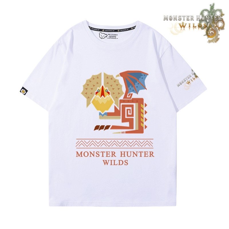 魔物獵人荒野印花短袖T恤