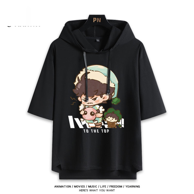 排球少年 連帽短袖T恤