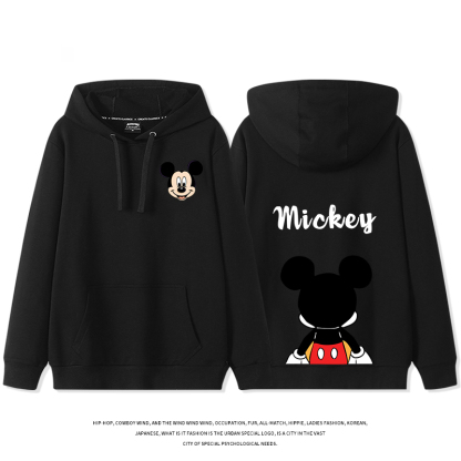 迪士尼 2025秋冬新款 親子情侶裝連帽衛衣