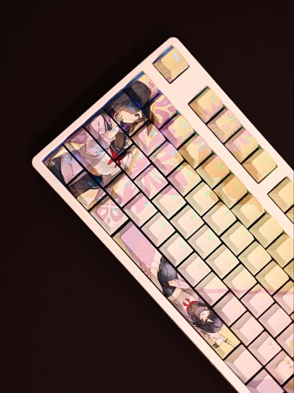 月咏透光RGB108鍵標準配列衛星軸鍵帽