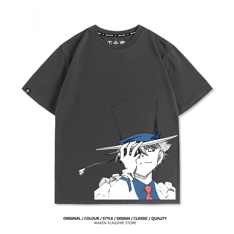 怪盜基德 2025親子情侶男女同款 印花短袖T恤