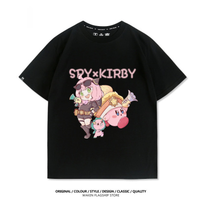 星之卡比X安妮亞 印花短袖T恤-ZUIHANG SHOP