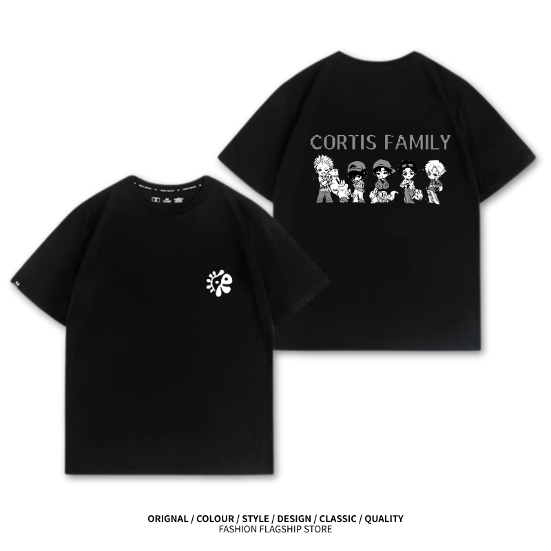 CORTIS 2025新款 親子情侶男女印花短袖T恤