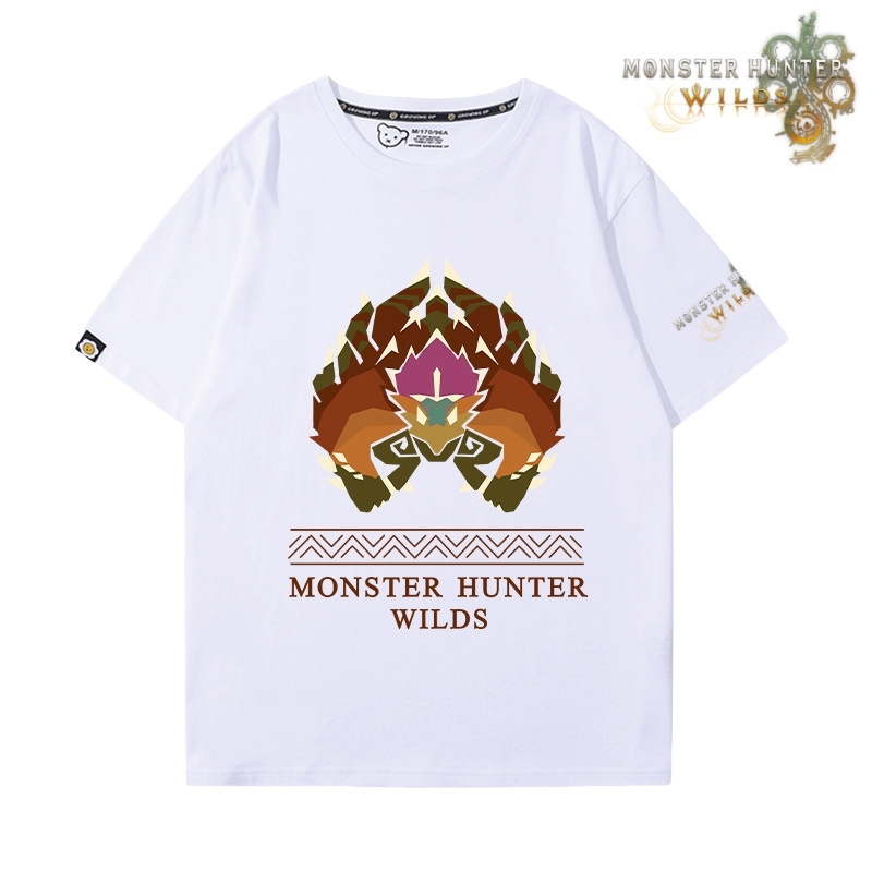 魔物獵人荒野印花短袖T恤
