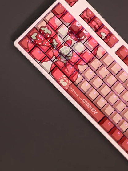 熊抱哥透光RGB108鍵標準配列衛星軸鍵帽