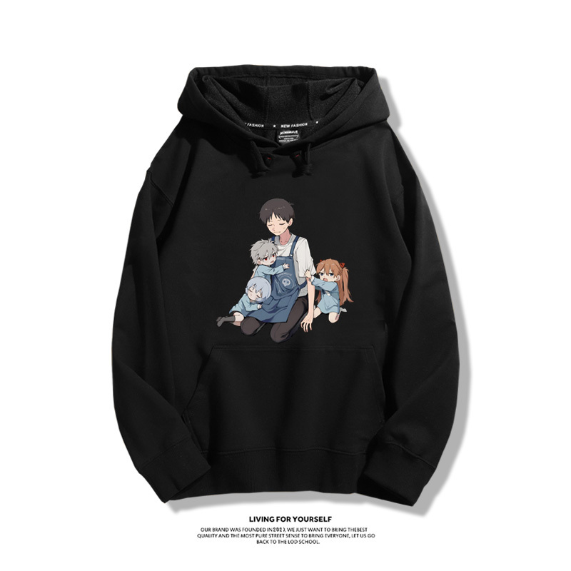 EVA新世紀福音戰士新款 親子情侶男女款連帽衛衣-ZUIHANG SHOP
