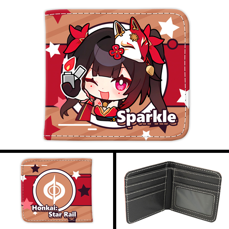 星穹鐵道Q版動漫周邊pu皮革短錢包-ZUIHANG SHOP