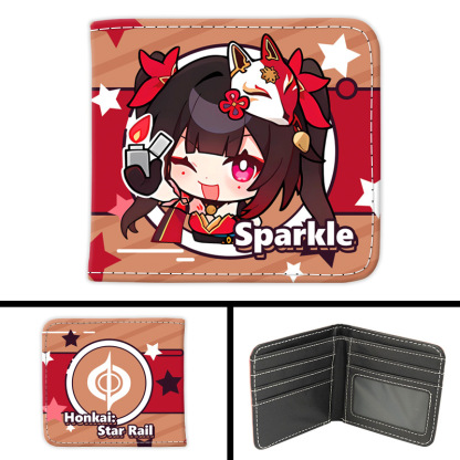 星穹鐵道Q版動漫周邊pu皮革短錢包-ZUIHANG SHOP