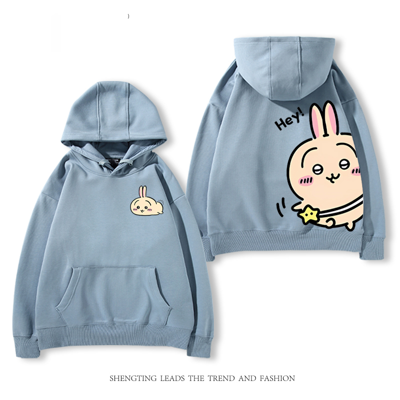 chiikawa 2025秋冬新款親子情侶裝連帽衛衣