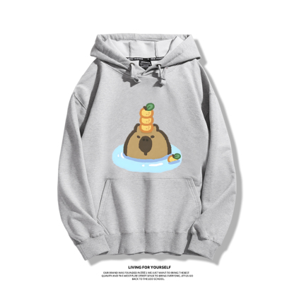 Q版卡皮巴拉新款 親子情侶男女款連帽衛衣-ZUIHANG SHOP