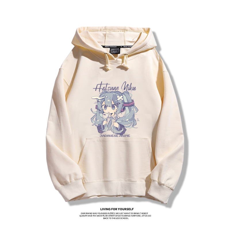 初音未來聯名鵝鴨殺新款 親子情侶男女款連帽衛衣-ZUIHANG SHOP