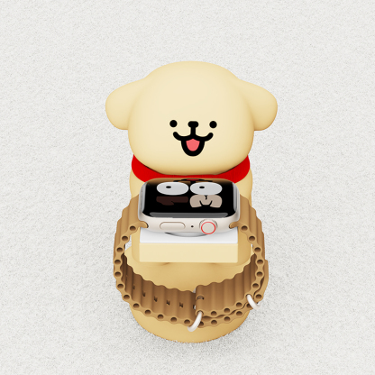 線條小狗 手錶充電器支架底座-ZUIHANG SHOP