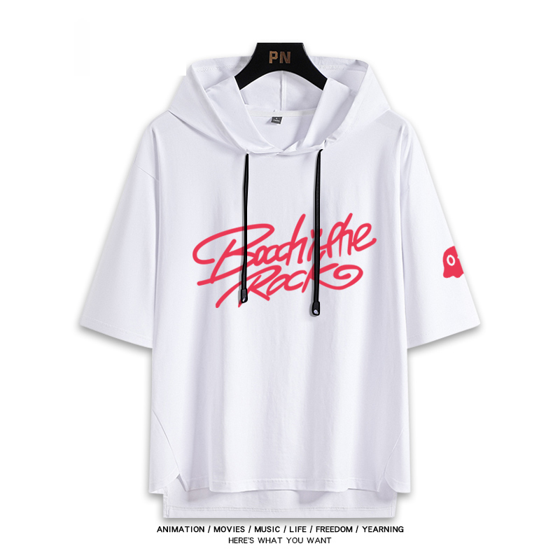 孤獨搖滾新款 親子情侶男女款連帽短袖T恤-ZUIHANG SHOP