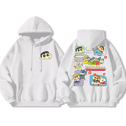 蠟筆小新新款 親子情侶男女款連帽衛衣-ZUIHANG SHOP