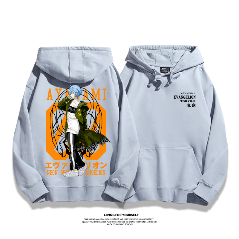 新世紀福音戰士新款 親子情侶男女款連帽衛衣-ZUIHANG SHOP