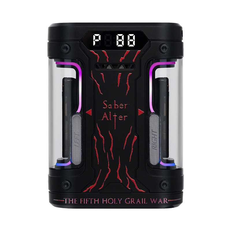 Fate耳機 幸運石正版授權周邊侵蝕黑鎧賽博艙盒藍牙耳機-ZUIHANG SHOP