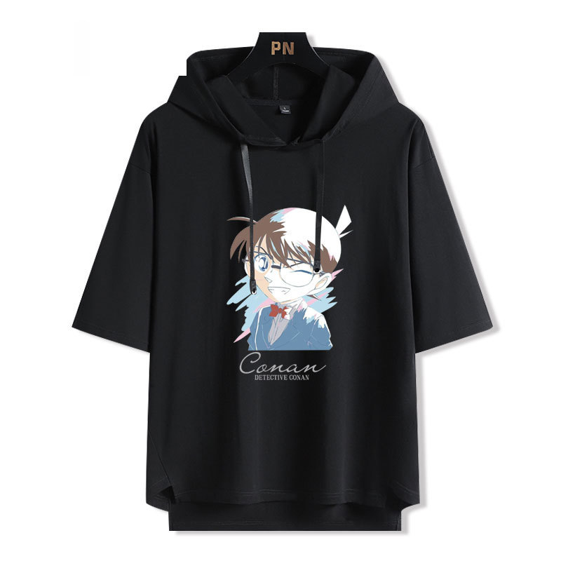 名偵探柯南 連帽短袖T恤-ZUIHANG SHOP
