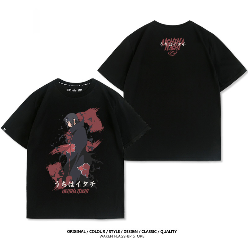 火影忍者 宇智波鼬 印花短袖T恤-ZUIHANG SHOP