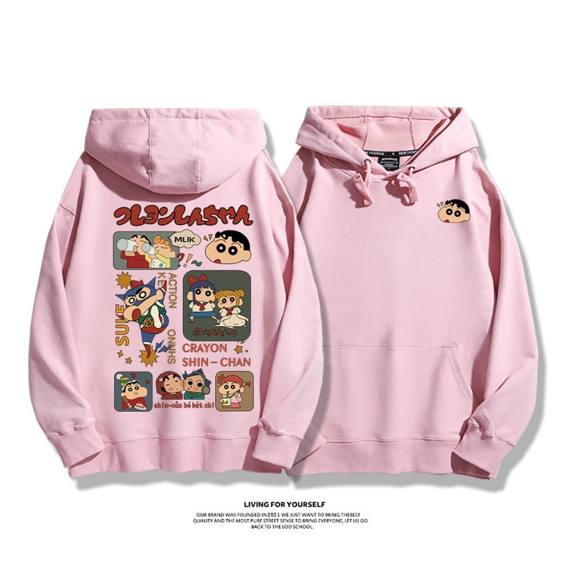 蠟筆小新新款 親子情侶男女款連帽衛衣-ZUIHANG SHOP