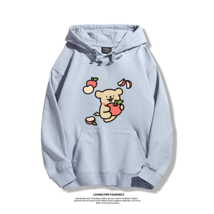 線條小狗新款 親子情侶男女款連帽衛衣-ZUIHANG SHOP